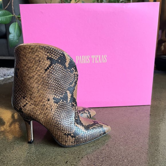 Rounded Stiletto Ankle Boots booties - Paris Texas - Picture 5 of 5